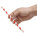 Fiesta Compostable Paper Spoon Straw Red & White Stripe 210x8mm (250 Pack) Fiesta Compostable