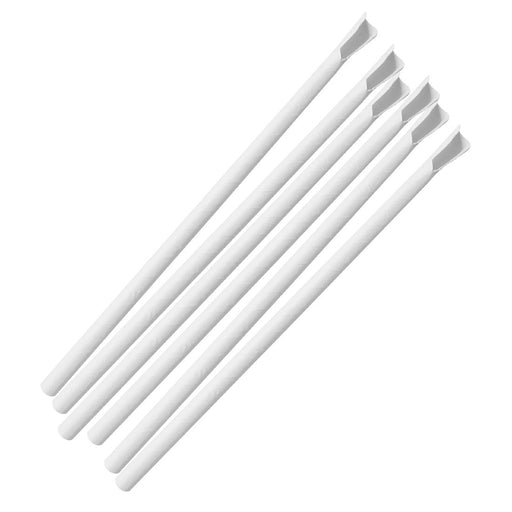Fiesta Compostable Paper Spoon Straw White 210x8mm (250 Pack) Fiesta Compostable