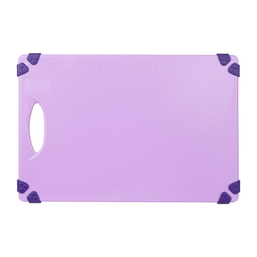 Hygiplas Commercial Grip Chopping Board Purple 458x306mm Hygiplas