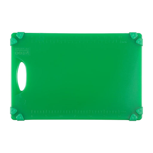 Hygiplas Commercial Grip Chopping Board Green 458x306mm Hygiplas