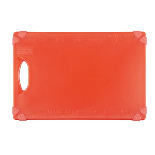 Hygiplas Commercial Grip Chopping Board Red 458x306mm Hygiplas