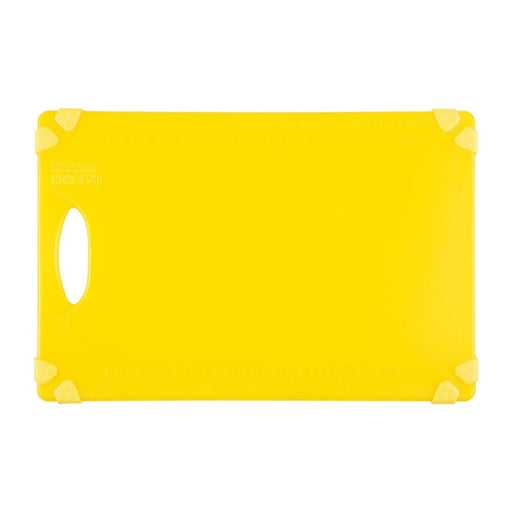 Hygiplas Commercial Grip Chopping Board Yellow 458x306mm Hygiplas