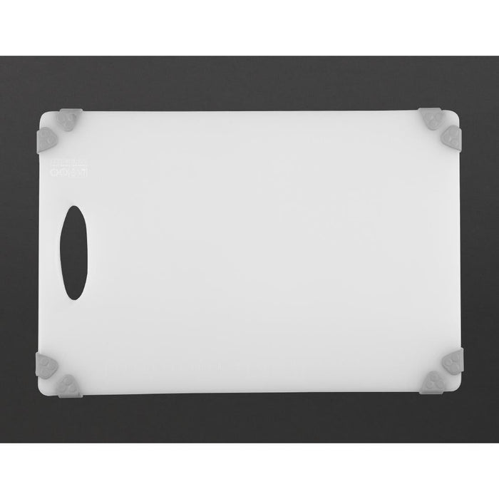 Hygiplas Commercial Grip Chopping Board White 458x306mm Hygiplas