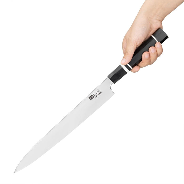 Vogue Tsuki Series 9 Yanagiba Knife Black 27cm Vogue