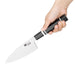 Vogue Tsuki Series 9 Deba Knife Black 15cm Vogue