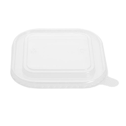 Fiesta Recyclable PET lid for Square Container Bases (300 Pack) Fiesta Recyclable