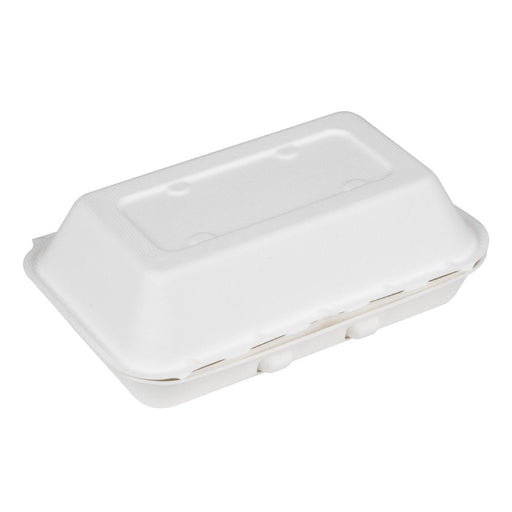 Fiesta Compostable Bagasse Food Containers 9x6" (200 Pack) Fiesta Compostable