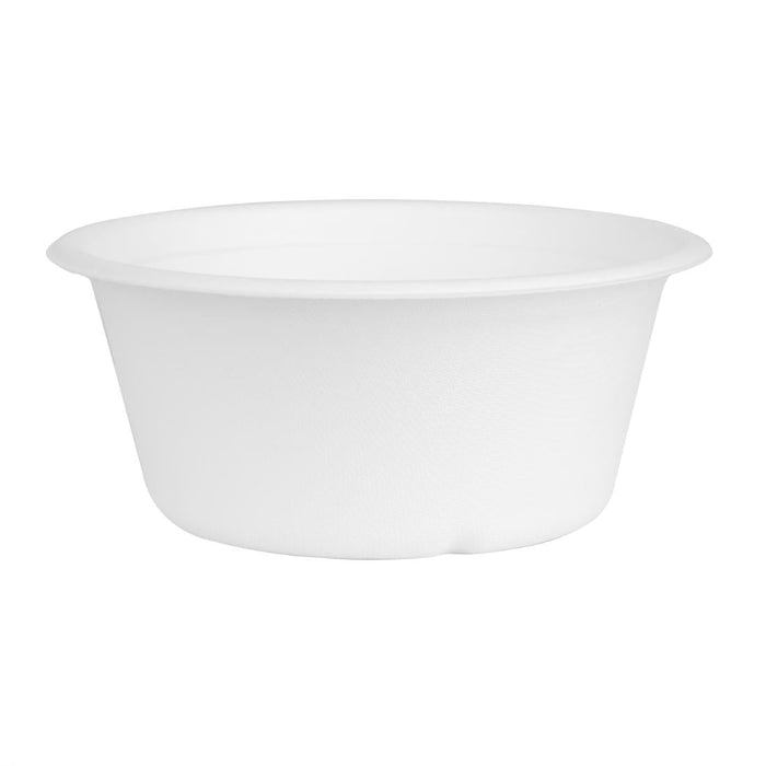 Fiesta Compostable Bagasse Bowl Base 400ml (50 Pack) Fiesta Compostable