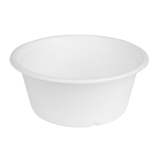 Fiesta Compostable Bagasse Bowl Base 400ml (50 Pack) Fiesta Compostable