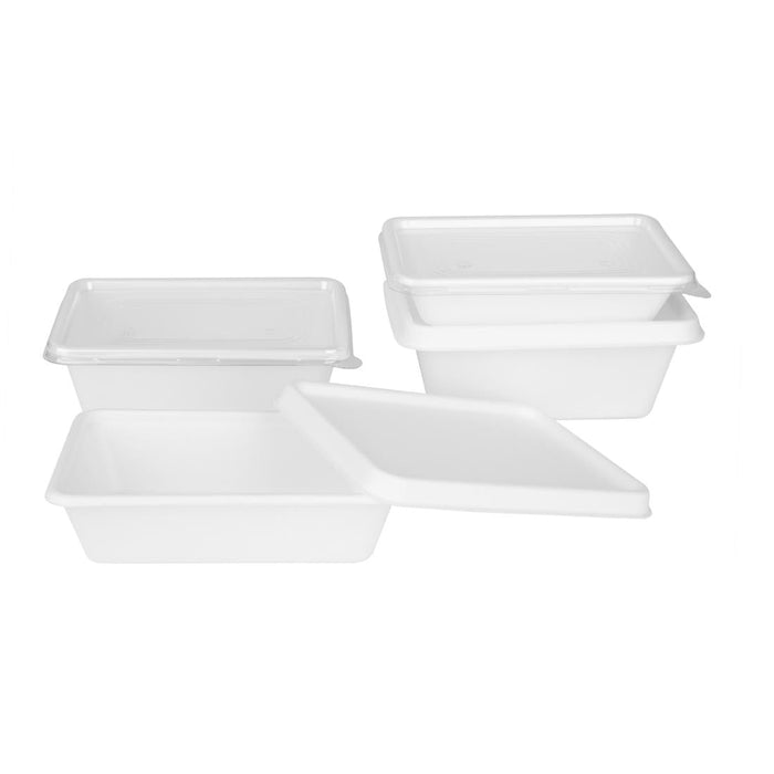 Fiesta Compostable Bagasse Food Container Bases 650ml (100 Pack) Fiesta Compostable