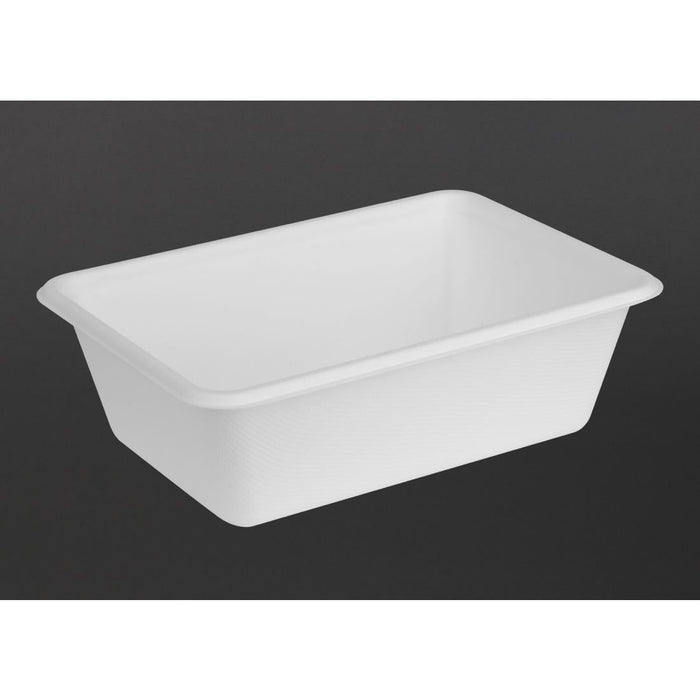 Fiesta Compostable Bagasse Food Container Bases 800ml (100 Pack) Fiesta Compostable