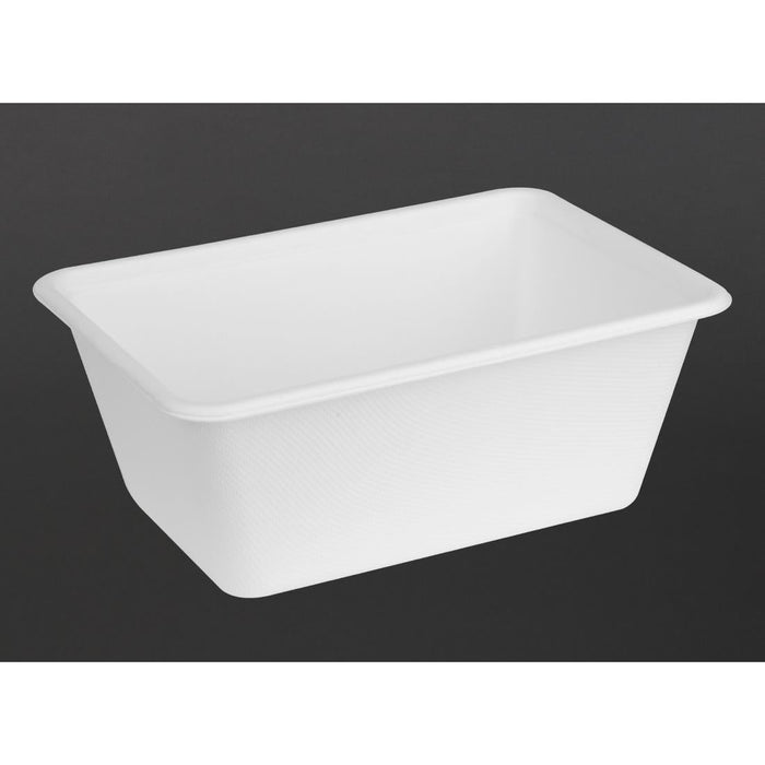 Fiesta Compostable Bagasse Food Container Bases 1000ml (100 Pack) Fiesta Compostable