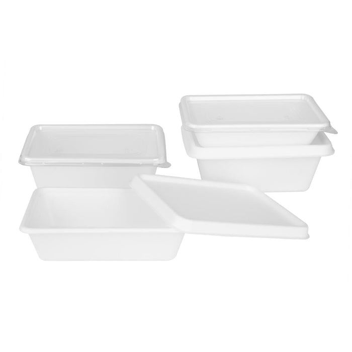 Fiesta Compostable Bagasse Food Container Bases 1000ml (100 Pack) Fiesta Compostable