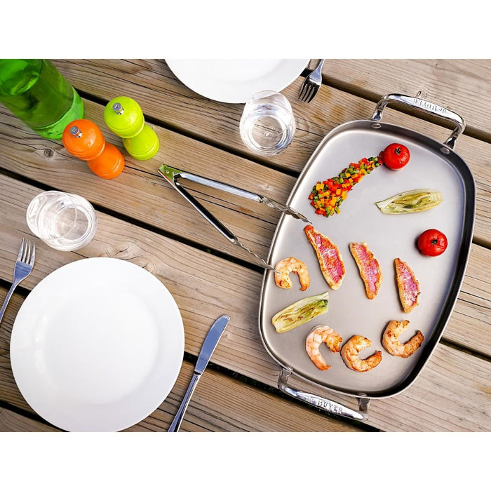 De Buyer Stainless Steel Utility Tongs 400mm De Buyer