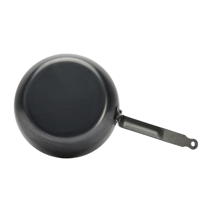 De Buyer Blue Carbon Steel Deep Round Pan 24cm De Buyer