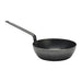 De Buyer Blue Carbon Steel Deep Round Pan 24cm De Buyer