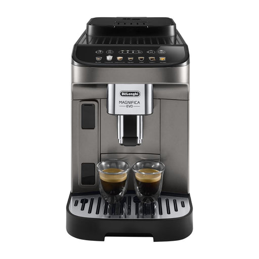 De'Longhi Magnifica Evo Fully Automatic Bean to Cup Coffee Machine ECAM29 Titanium & Black DeLonghi