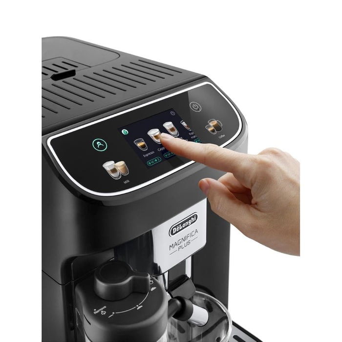De'Longhi Magnifica Plus Bean to Cup Coffee Machine, ECAM320.60.B - Black DeLonghi