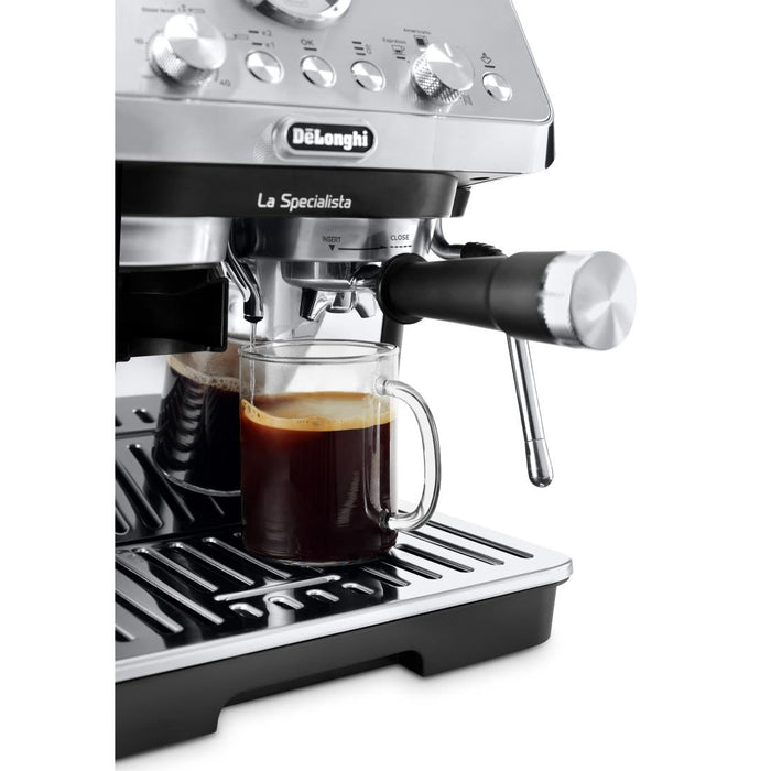 De'Longhi La Specialista Arte Compact Manual Bean to Cup Espresso Coffee Machine EC9155.MB DeLonghi