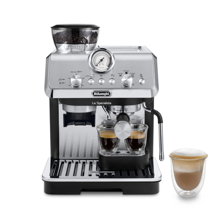 De'Longhi La Specialista Arte Compact Manual Bean to Cup Espresso Coffee Machine EC9155.MB DeLonghi