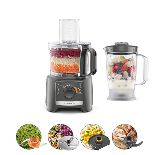 Kenwood MultiPro Compact Food Processor & Blender FDP31.170GY Kenwood