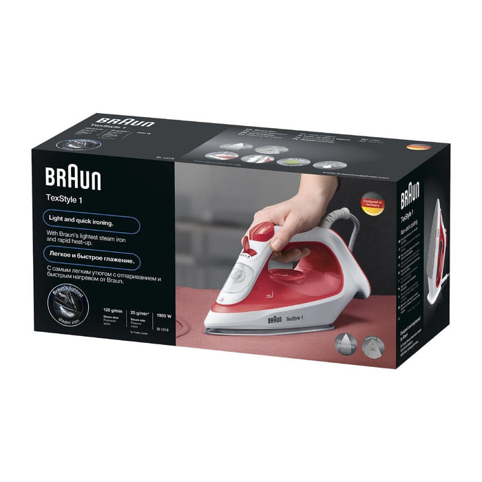 Braun TexStyle 1 Steam Iron SI1019RD Braun