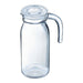 Arcoroc Spring Jugs with Glass Lid 1Ltr (6 Pack) Arcoroc