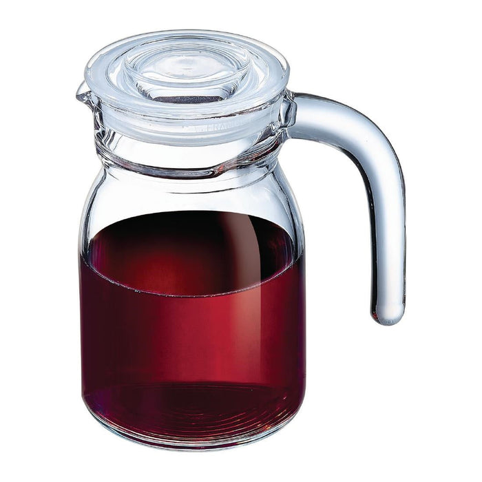 Arcoroc Spring Jugs with Glass Lid 500ml (12 Pack) Arcoroc