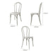 Bolero Soho Bentwood Style Resin Chairs Limewash (4 Pack) Bolero