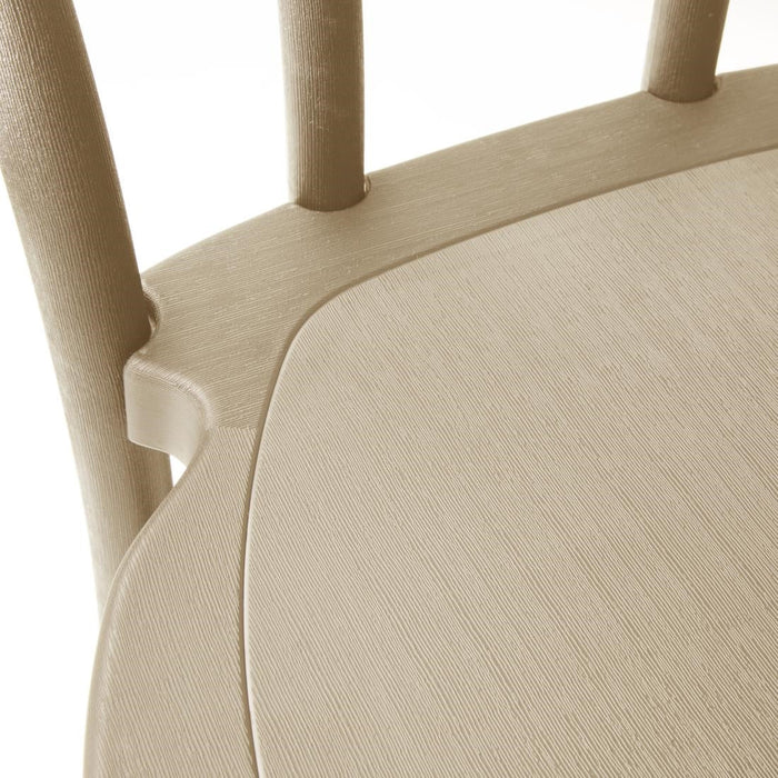 Bolero Soho Bentwood Style Resin Chairs Natural (4 Pack) Bolero