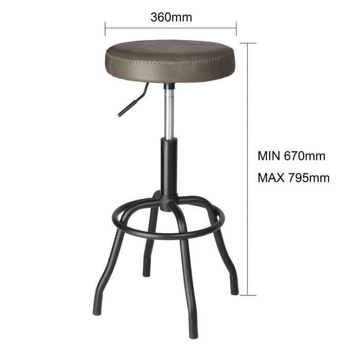 Bolero Brooklyn PU High Bar Stool - Mocha Bolero