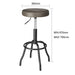 Bolero Brooklyn PU High Bar Stool - Mocha Bolero