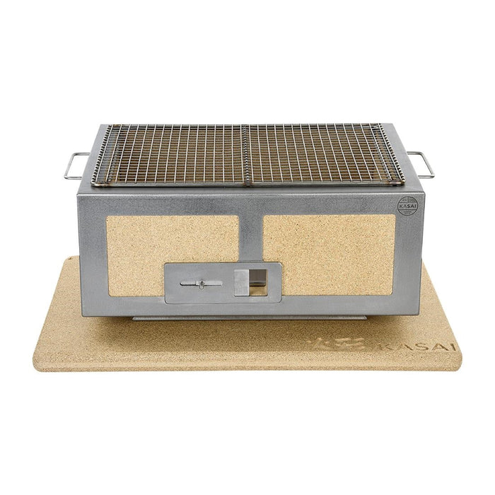 Kasai Medium Wide Konro Grill with Stainless Steel Frame SVT-16026 Kasai