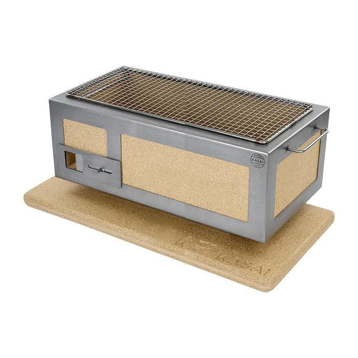 Kasai Medium Long Konro Grill with Stainless Steel Frame SVT-16131 Kasai