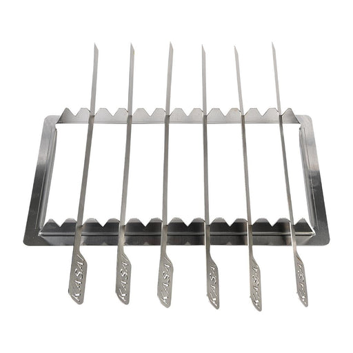 Kasai Konro Skewer Rack & 6 Skewers for Little Konro Grill SVT-16054 Kasai
