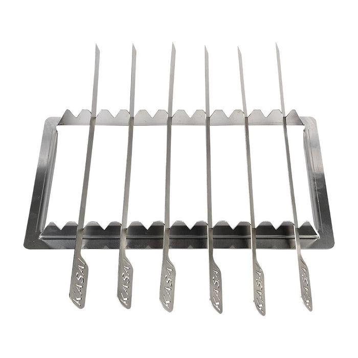 Kasai Konro Skewer Rack & 6 Skewers for Little Konro Grill SVT-16054 Kasai