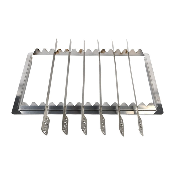 Kasai Konro Skewer Rack & 6 Skewers for Medium Wide Konro Grill SVT-16055 Kasai
