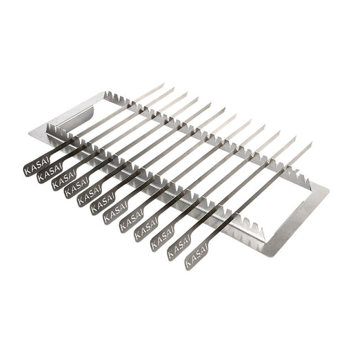 Kasai Konro Skewer Rack & 12 Skewers for XL Konro Grill SVT-16144 Kasai