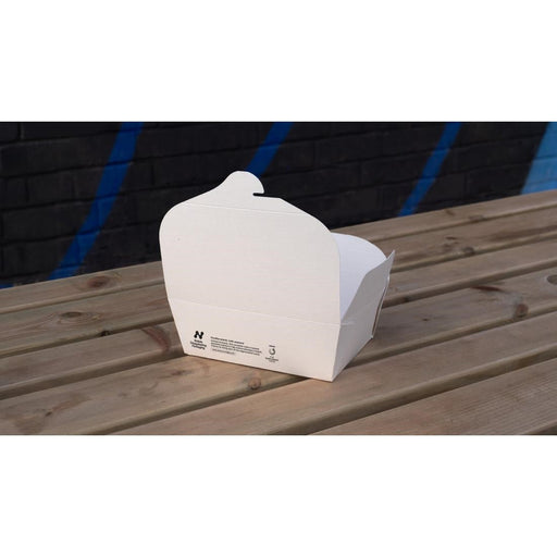 Notpla Medium Takeaway Boxes 1200ml - White (250 Pack) Notpla