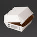 Notpla 5" Clamshell Burger Boxes - White (200 Pack) Notpla