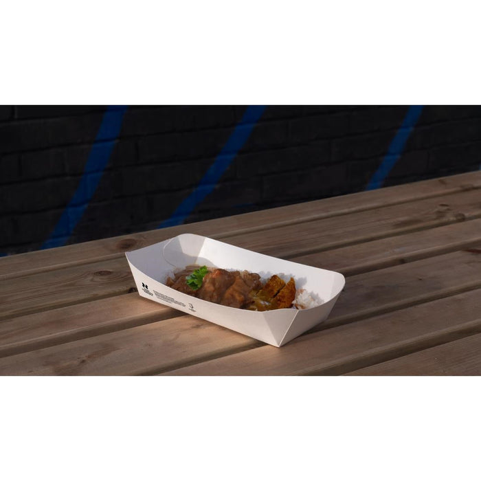 Notpla 10"x6" Deep Trays - White (340 Pack) Notpla