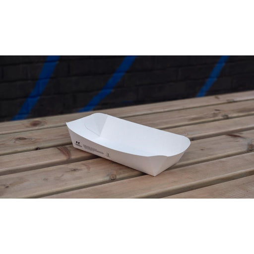 Notpla 10"x6" Deep Trays - White (340 Pack) Notpla