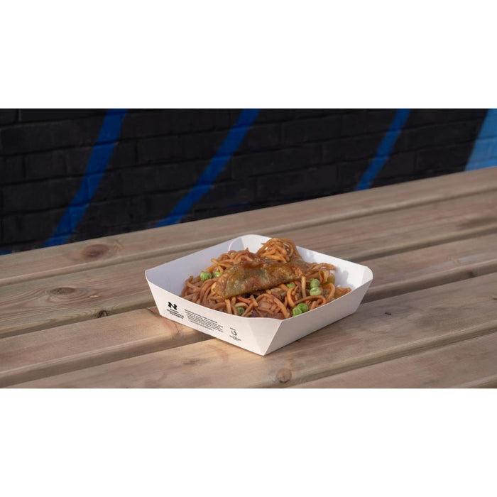 Notpla 6"x6" Square Trays - White (600 Pack) Notpla