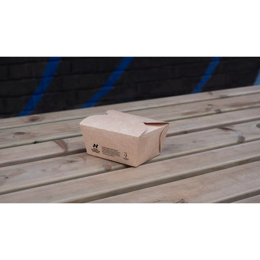 Notpla Small Takeaway Boxes 800ml - Kraft (500 Pack) Notpla