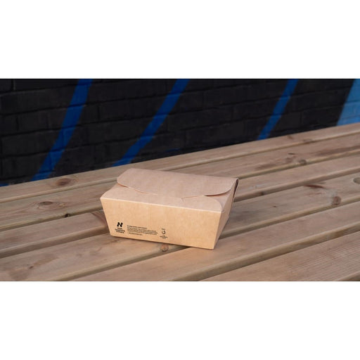 Notpla Medium Takeaway Boxes 1200ml - Kraft (250 Pack) Notpla