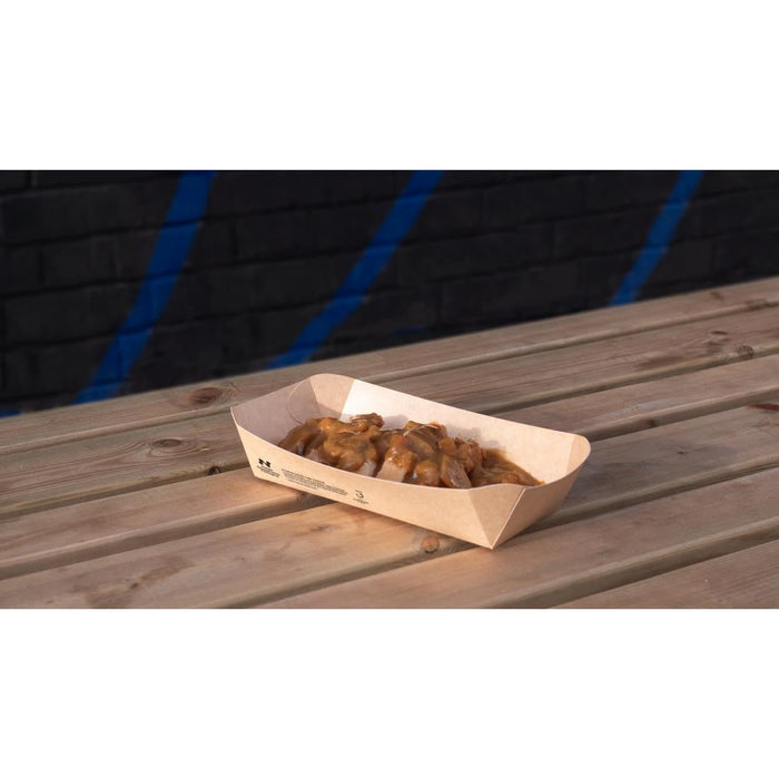 Notpla 10"x6" Deep Trays - Kraft (340 Pack) Notpla