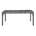 Bolero Valletta Grey Slatted Extendable Outdoor Dining Table Bolero
