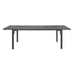Bolero Valletta Grey Slatted Extendable Outdoor Dining Table Bolero