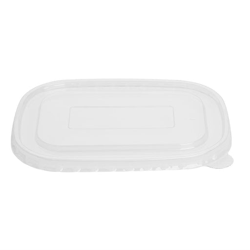 Fiesta Recyclable PET Lids for Rectangular Containers (300 Pack) Fiesta Recyclable