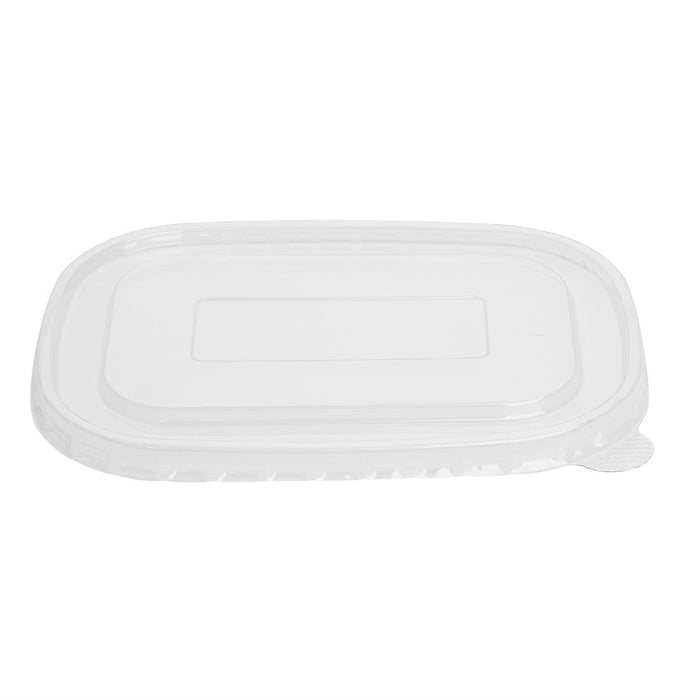 Fiesta Recyclable PET Lids for Rectangular Containers (300 Pack) Fiesta Recyclable